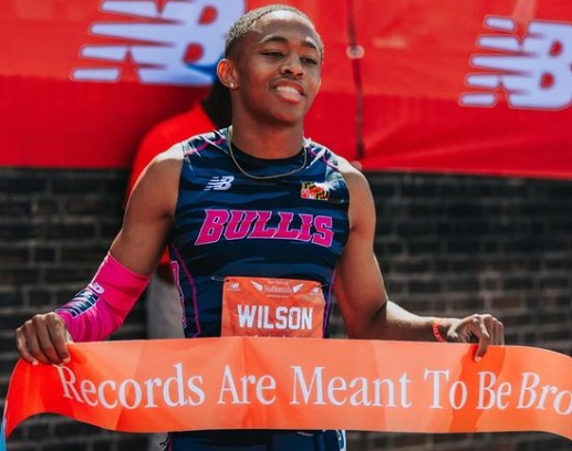 track star quincy wilson, 16, is not eligible to compete in the 400 metres in the olympics