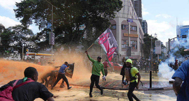 kenya i chock efter dödlig protest