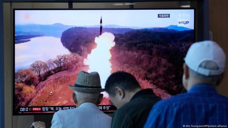 North Korea's suspected hypersonic missile explodes midair, says South