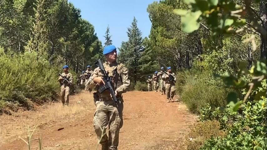 jandarma özel harekat devriye görevinde: bölgede yoğun önlemler alındı