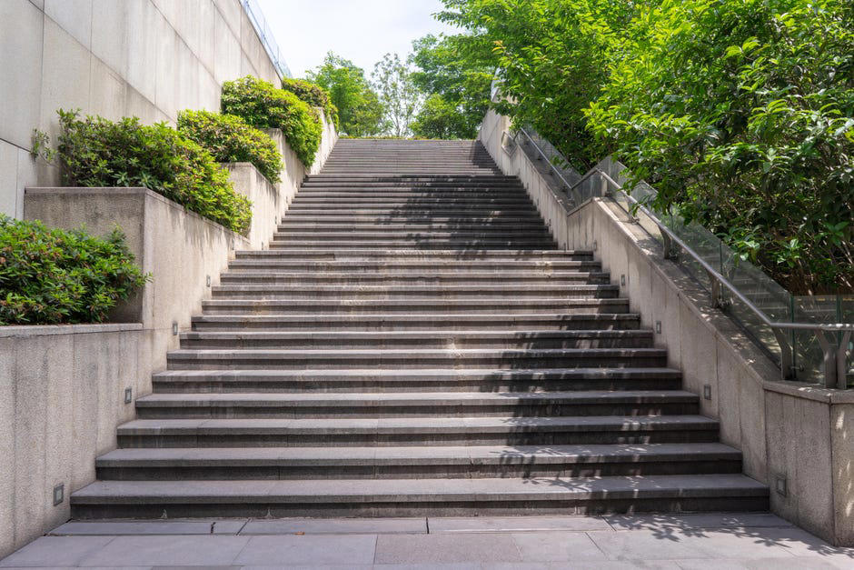 winded after walking up stairs? here's what's normal and what's not