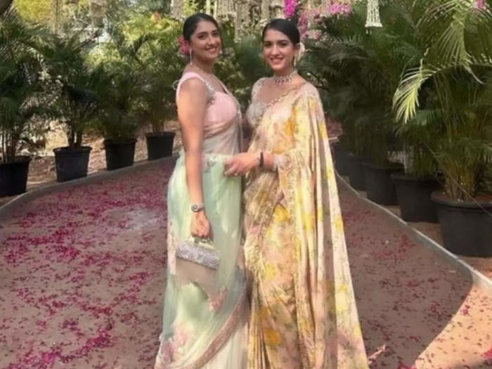 radhika merchant stuns in sabyasachi: a bridesmaid look straight out of a fairytale