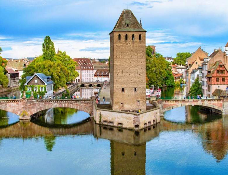 The picturesque city of Strasbourg France is the hustling and bustling capital of the Alsace Region. The town, a perfec
