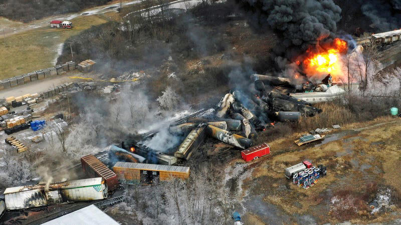 norfolk southern blew up the east palestine train when it didn't have to: ntsb