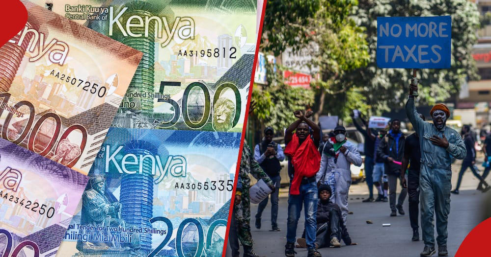 finance bill 2024: how protests affect kenya shilling value as kenya's eurobond yields hit highest since february