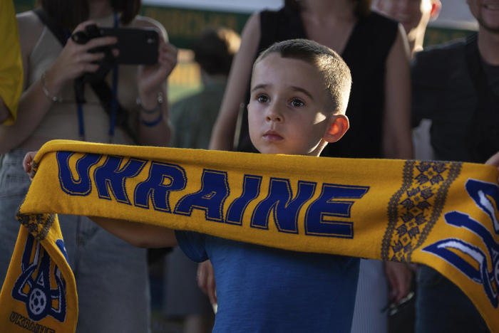 in a kyiv market, ukrainians take heart from team's inspiring play at euro 2024