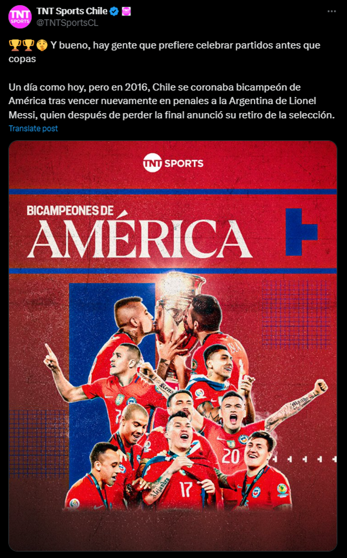 prensa chilena arremete tras derrota contra argentina: “prefieren celebrar partidos antes que copas”