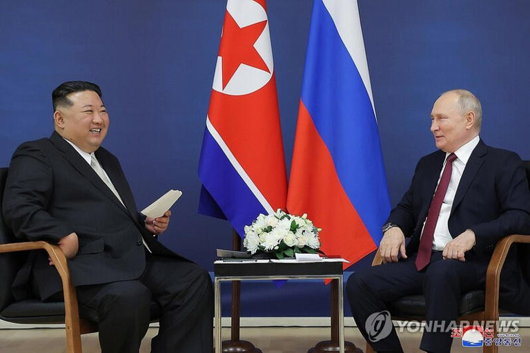 Putin set to arrive in N. Korea in rare trip amid deepening concerns about military cooperation
