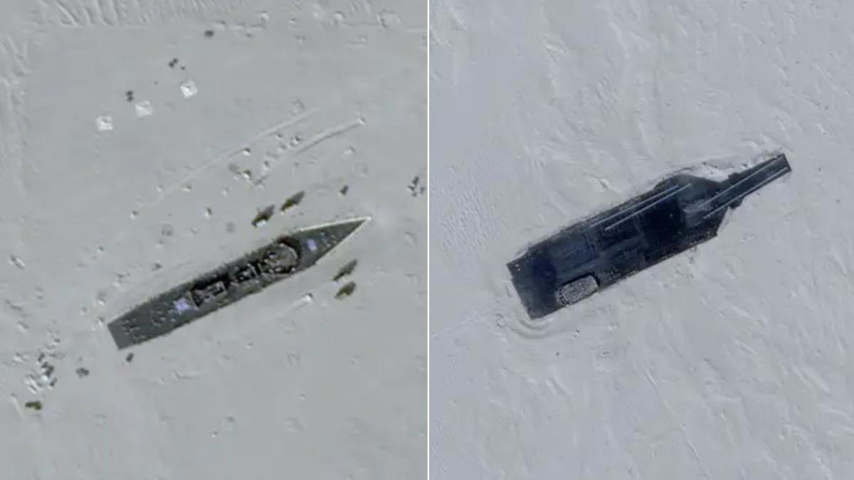 擬攻擊美軍？新疆沙漠驚見「1:1航母模型、f-35等多款戰機標靶」
