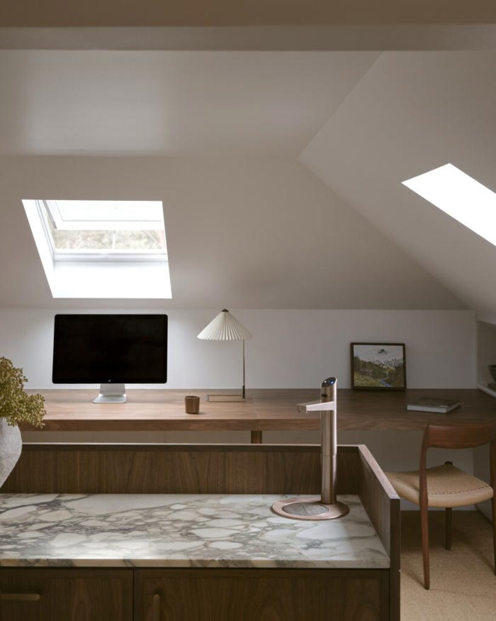 neutral tones and bespoke joinery shaped this federation-era cottage into a serene sanctuary
