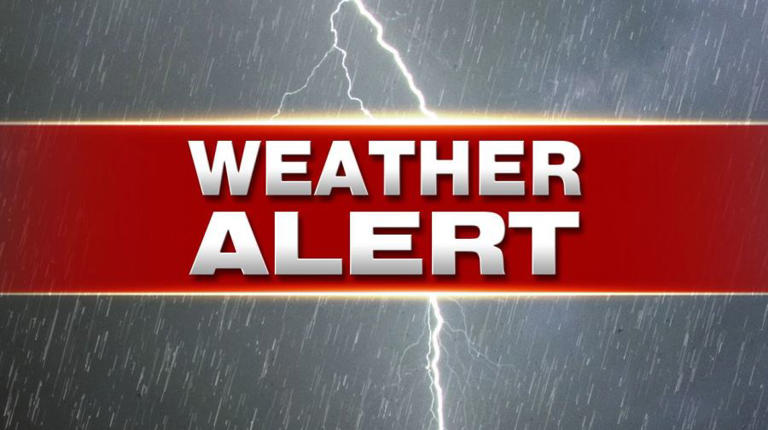 Severe thunderstorm warning issued for multiple central Virginia counties