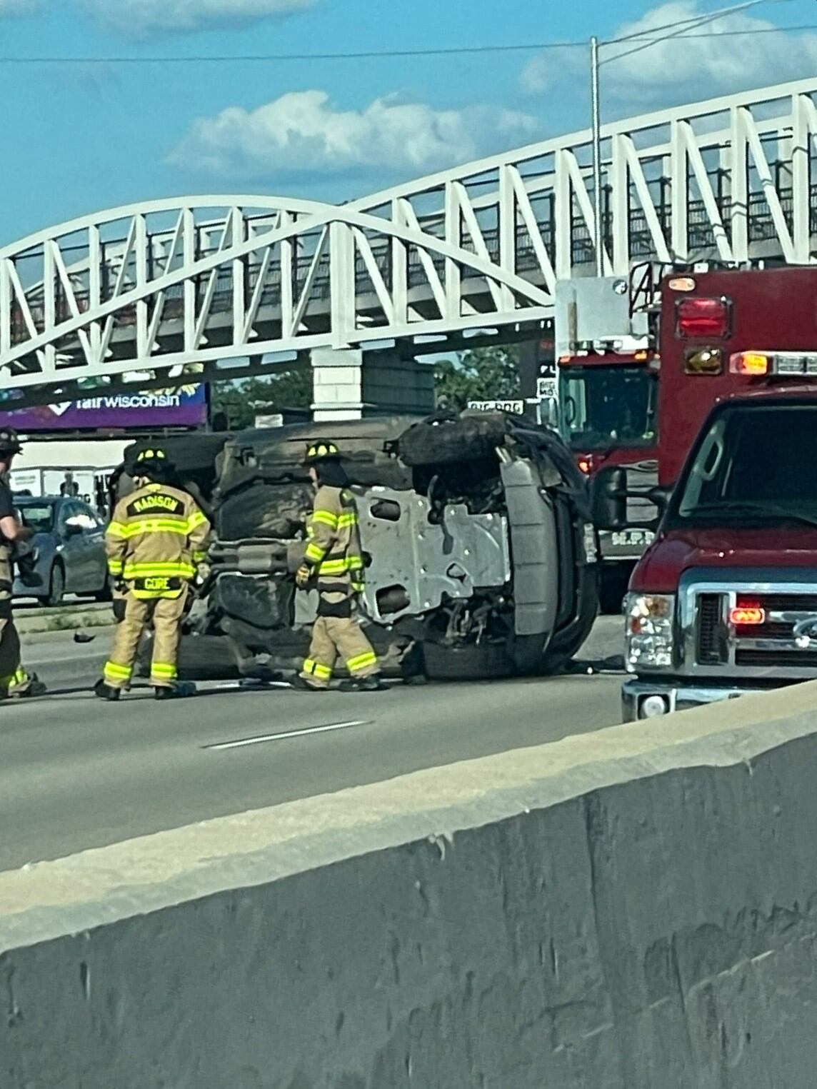 All Westbound Lanes Reopen On Beltline After Rollover Crash