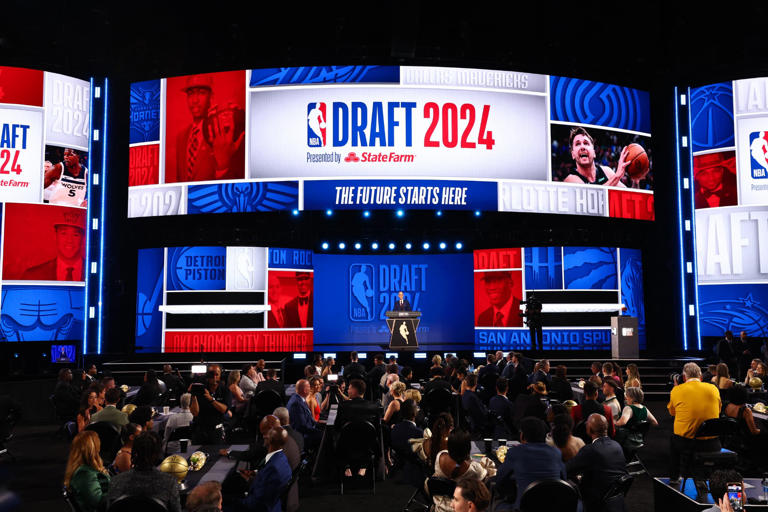 La draft NBA 2024, avec Risacher et Sarr aux deux premières places (le 27/06/2024)