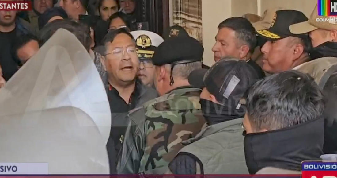 videos ¬ el presidente de bolivia encara al general golpista y le ordena replegarse