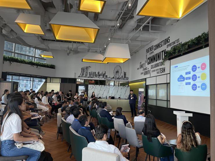 Korea Tourism Startup Center investor relations Demo Day is held in Singapore, Wednesday. Courtesy of Korea Tourism Organization