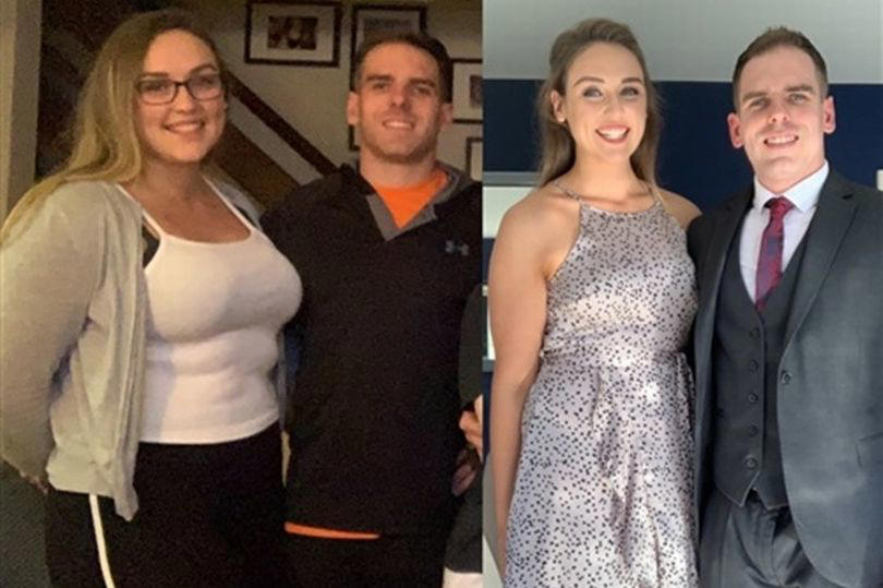 bride-to-be shed five dress sizes fearing her wedding photos being her 'before' pics
