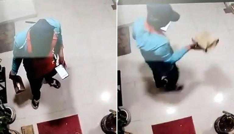 Caught on camera: Zomato delivery agent 'steals' food in Bengaluru, sparks online debate (WATCH)