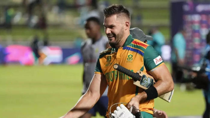 t20 world cup: south african skipper aiden markram urges his players to not to be scared ahead of final clash