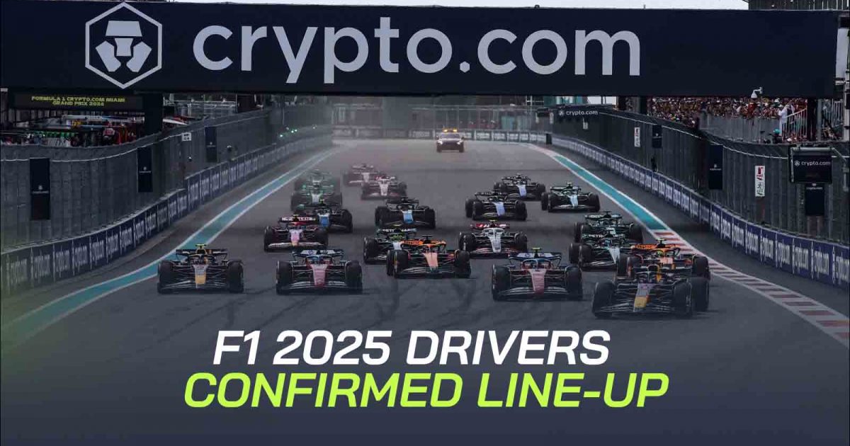 F1 2025 driver lineup Who is already confirmed for the 2025 grid?