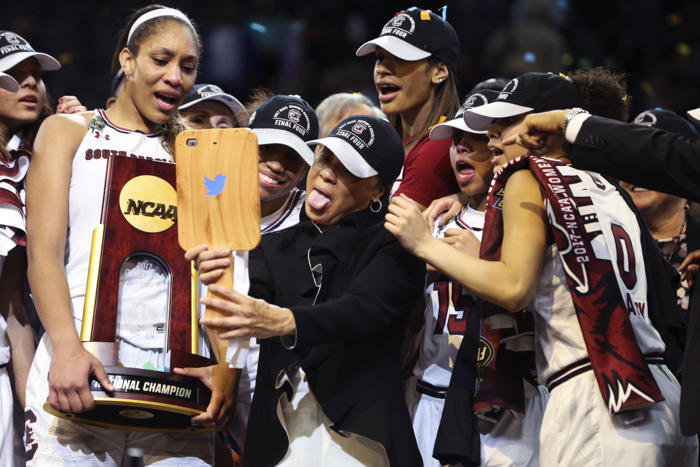 dawn staley calls out women's sports site for a'ja wilson hate