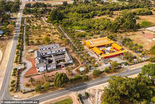 The property was left incomplete and has never been lived in after the owner, Chinese education billionaire James Tan, returned to China for family reasons