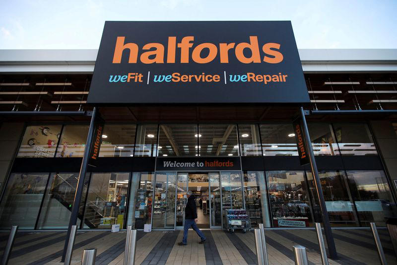 uk's halfords says cycling and consumer tyres markets to decline this fiscal year