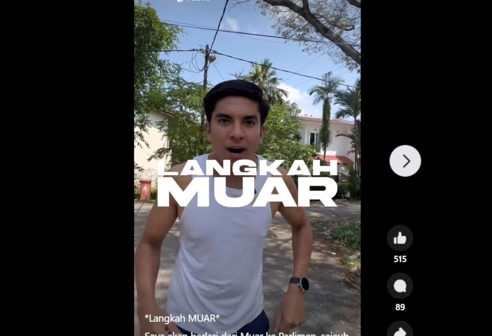 syed saddiq’s 200km ‘langkah muar’ run marks first step in series of actions for fair funding of opposition mps