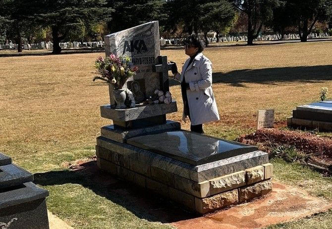 ‘visiting your grave has become a joyful experience’: aka’s mother