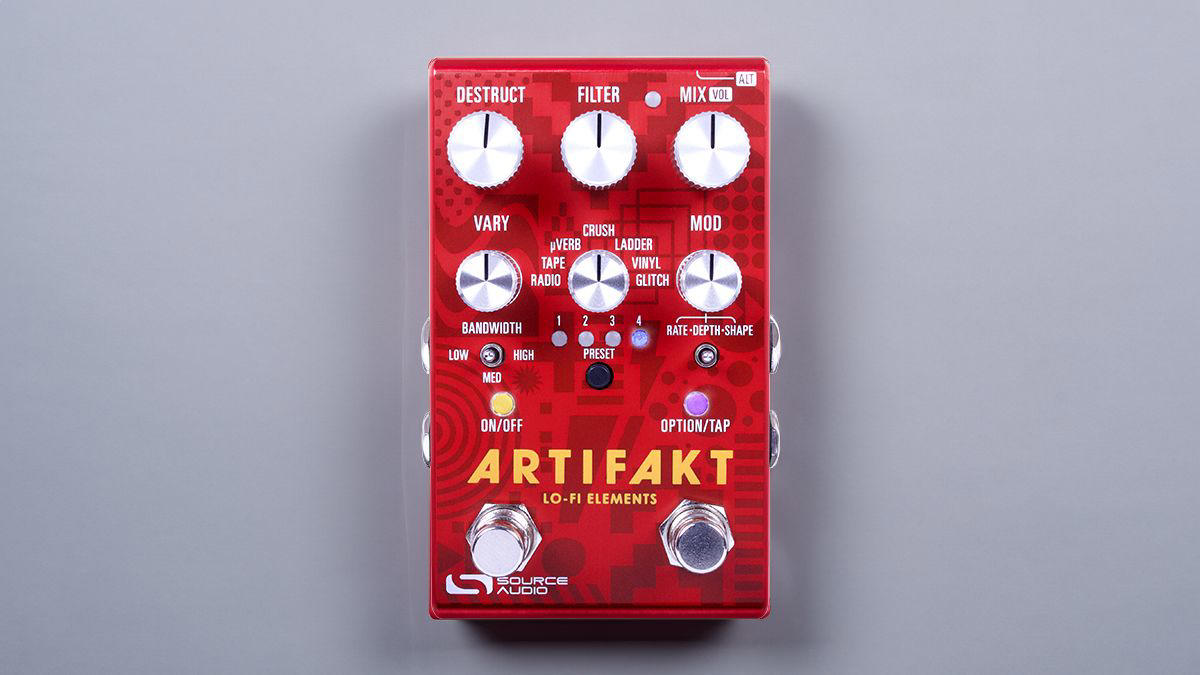 even eric clapton is into lo-fi guitar tones now – and source audio’s artifakt promises all the broken-sounding weirdness you could ever want