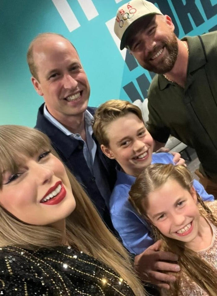 taylor swift's boyfriend travis kelce says 'superstar' princess charlotte was the 'highlight' of royal meeting
