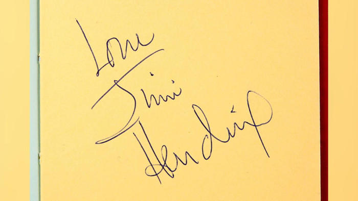 hendrix autograph to go under the hammer