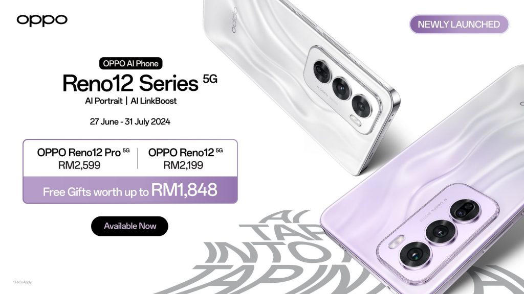 oppo reno 12 malaysia: genai photography features, powered by mediatek dimensity 7300-energy for reno