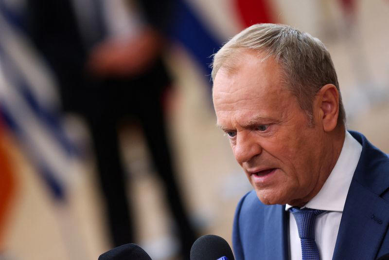 polish pm tusk blames likely 'misunderstanding' for meloni's criticism of eu top jobs deal