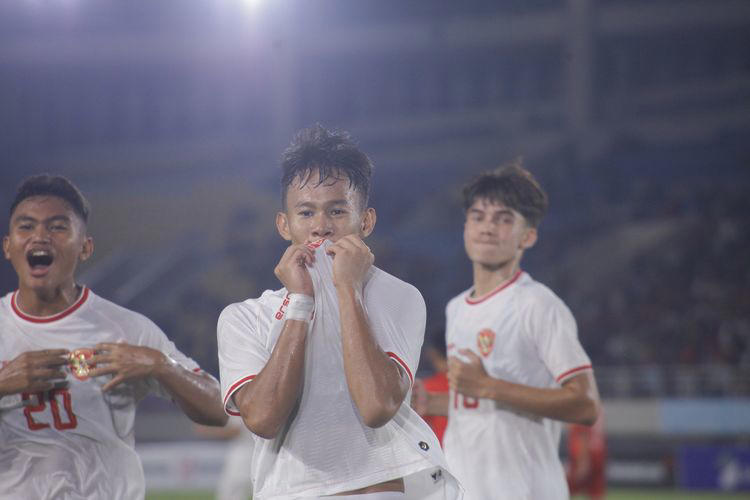hasil babak i asean cup u-16 2024 - sempat tertinggal, timnas u-16 indonesia pesta gol ke gawang laos