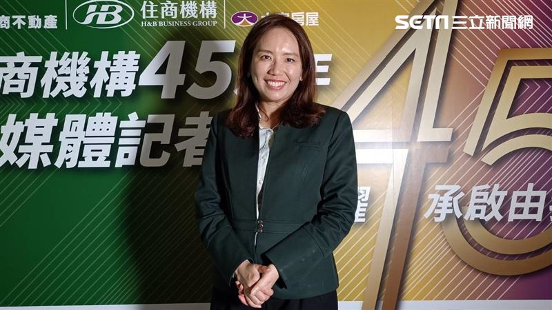 徐佳馨表示，政府盼企業投資，打房政策打住不打商，讓商用不動產價值持續上升。（圖／記者陳韋帆攝影）