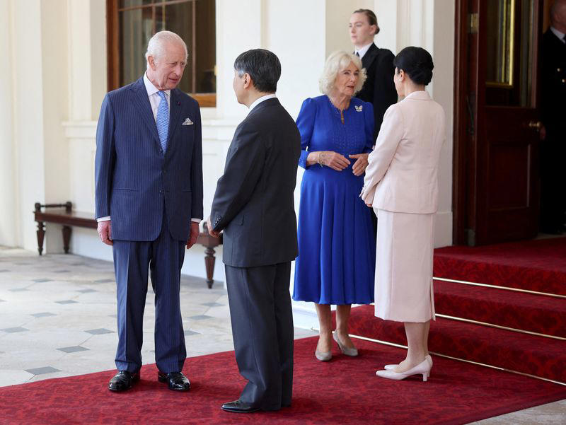 uk's king charles bids farewell to japan's emperor naruhito as state visit concludes
