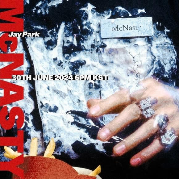 パク・ジェボム、6月30日にデジタルシングル「mcnasty」をリリース…強烈な予告イメージを公開