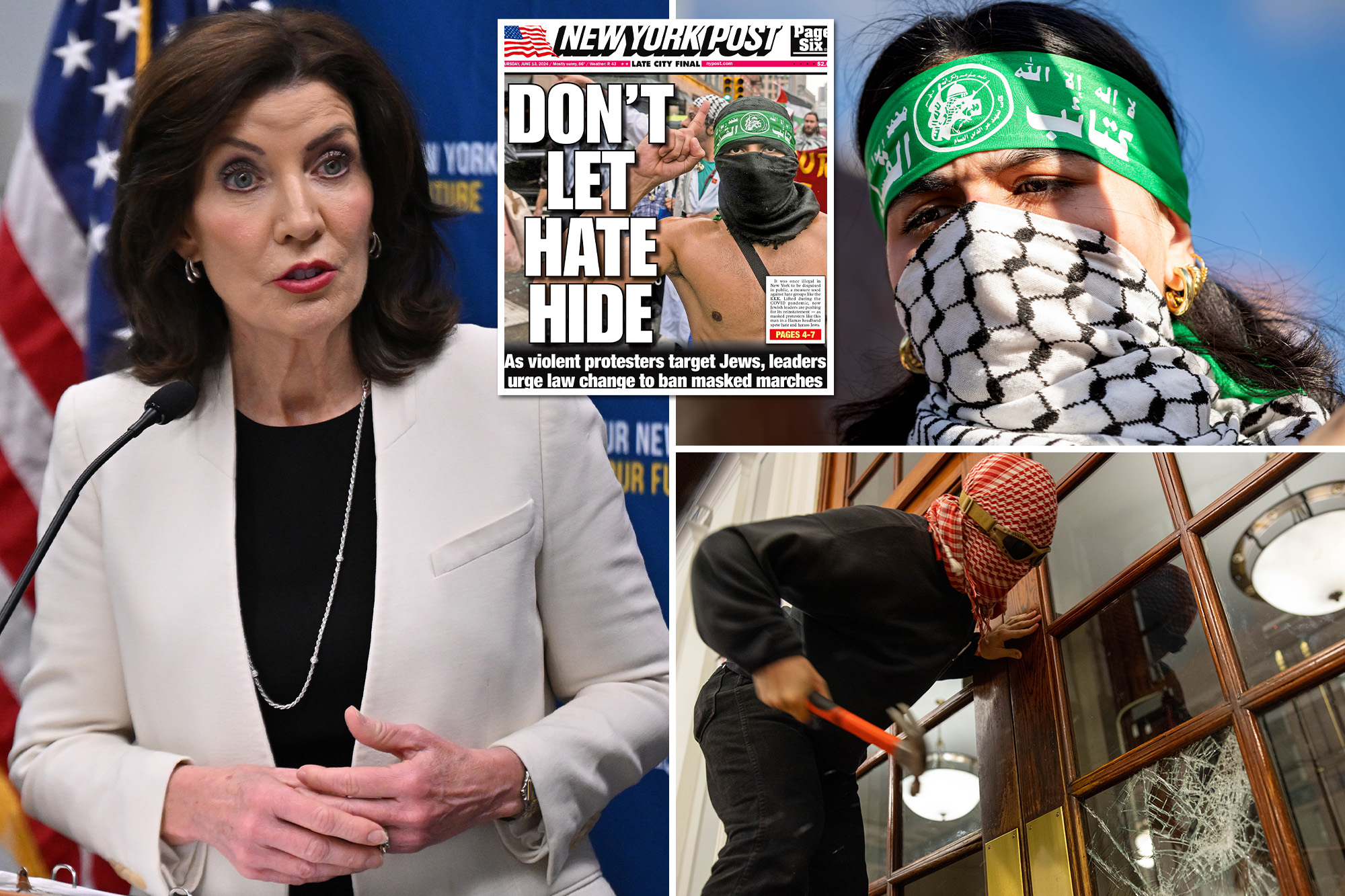 Hochul Mulls NYC Subway Mask Ban Amid Rise In Antisemitic Hate