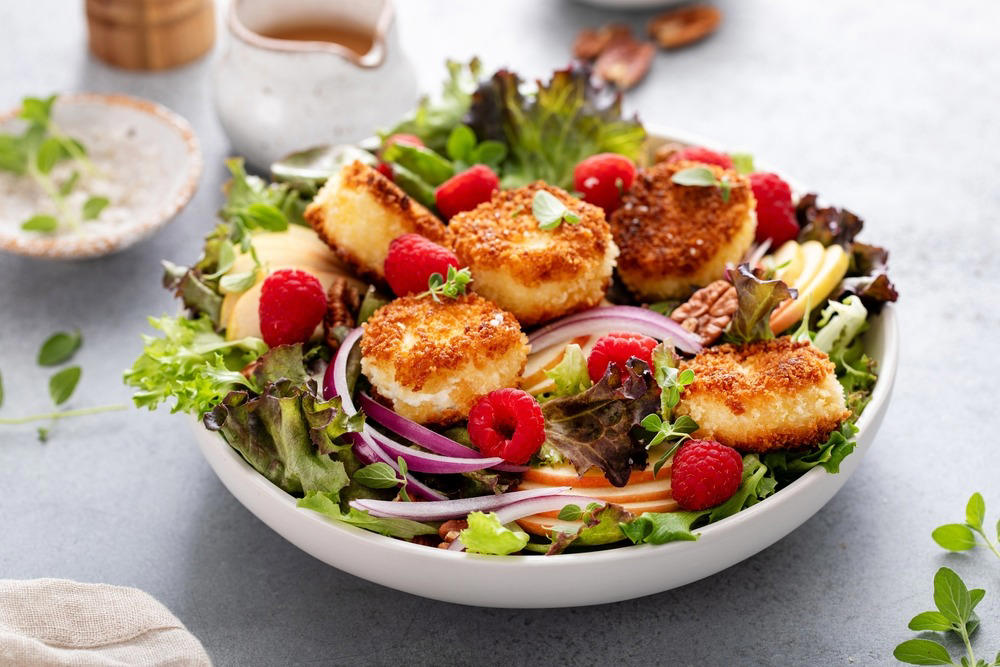 des kiri panés pour pimper vos salades d'été !