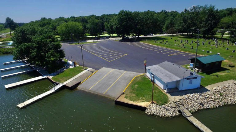 Parking lot at Lake Mattoon Marina gets a makeover