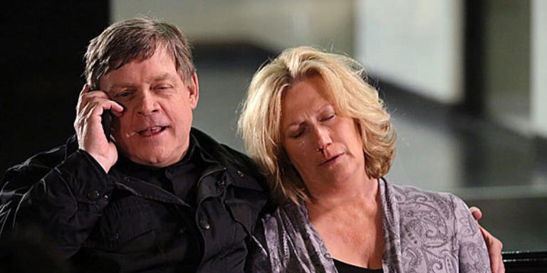 Mark Hamill as The Replicator in Criminal Minds with Chief Strauss as his victim