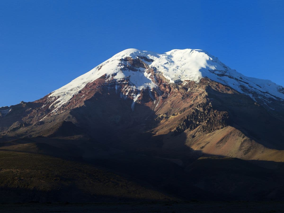 <p>Ecuador boasts some of the most breathtaking snow-covered peaks in the world, including the majestic Chimborazo, the highest mountain in the country. Adventurers can enjoy mountaineering and marvel at the stunning glacial landscapes, though the summit is a challenging one only to be attempted after climitization.</p>