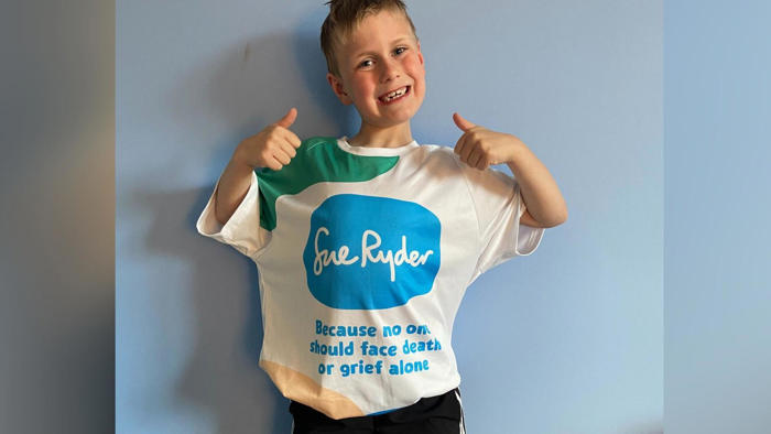 boy, 7, takes on 145-mile challenge for hospice