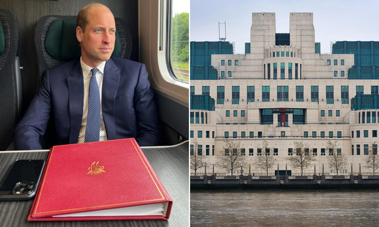 Prince William makes surprise hush-hush visit to meet MI6 spies