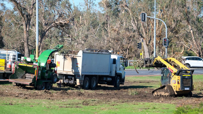 damage bill still to be finalised as clean-up from bunbury's tornado, freak storm continues