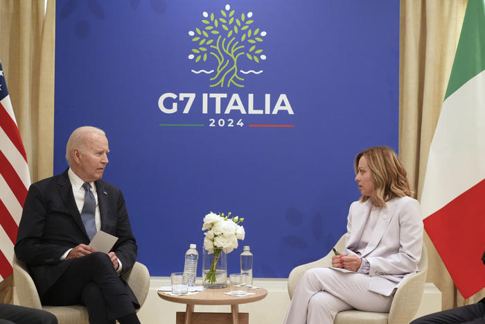 g7 leaders tackle migration, ai and economic security on second and final day of summit in italy