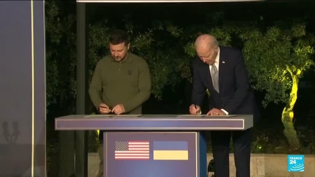 Biden, Zelensky Sign 'historic' 10-year Security Deal