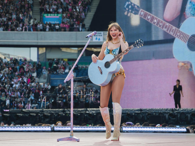 Taylor Swift's Eras Tour is available on Disney Plus.