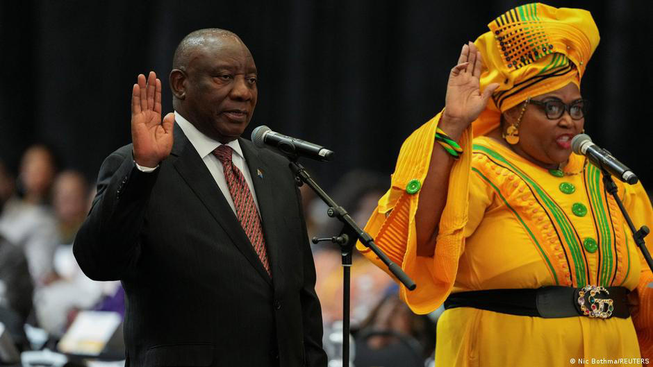 cyril ramaphosa reelected as south african president