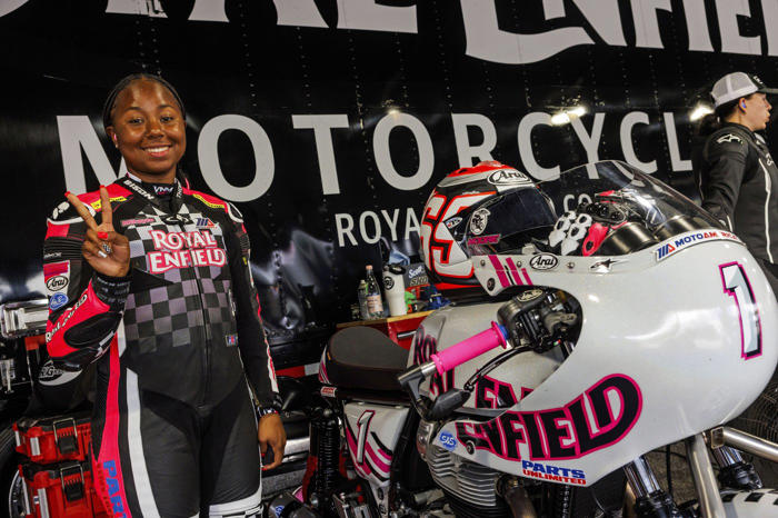 mikayla moore in program that helps women establish foothold in sport of motorcycle racing